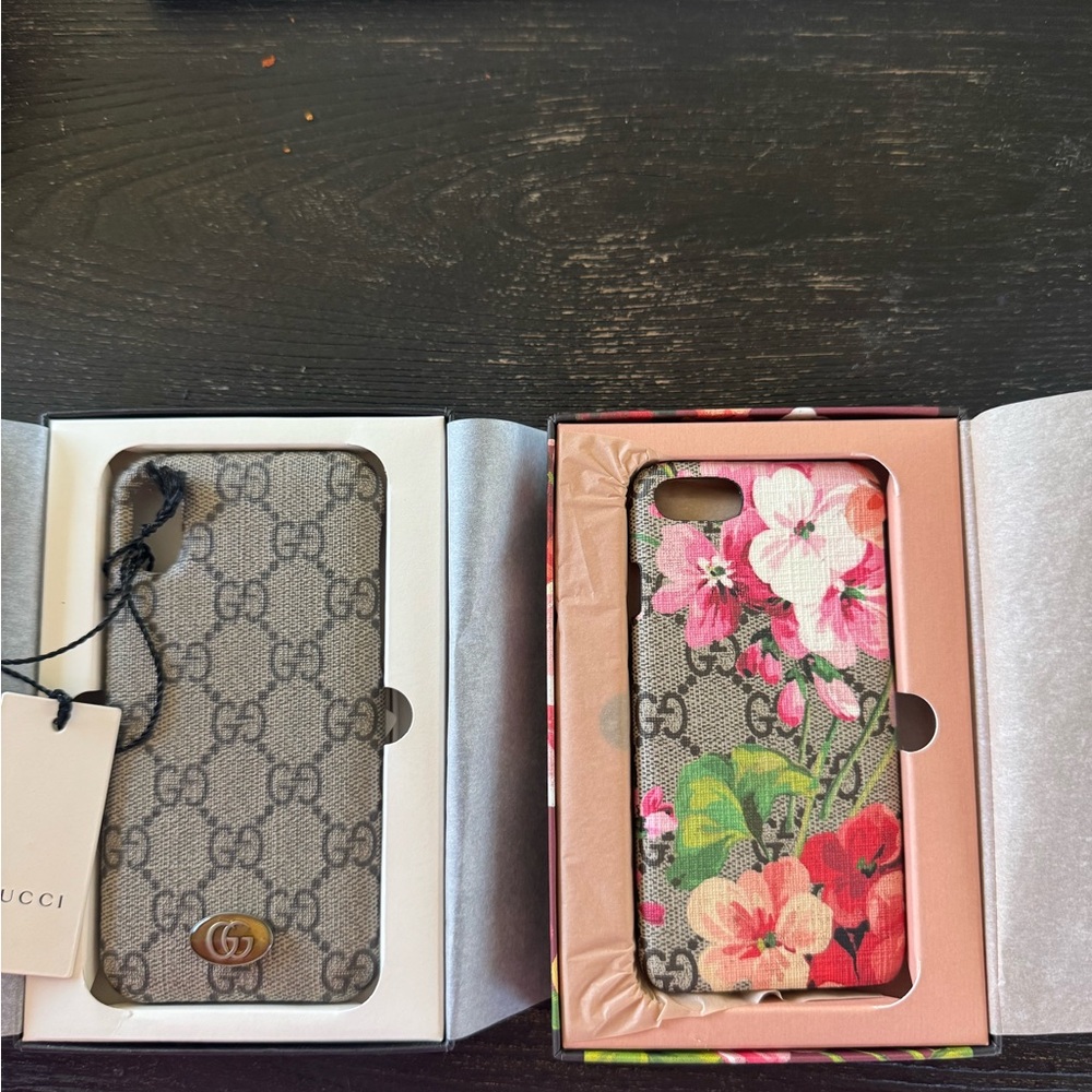 Gucci - TWO Authentic NEW in box and never used phone cases